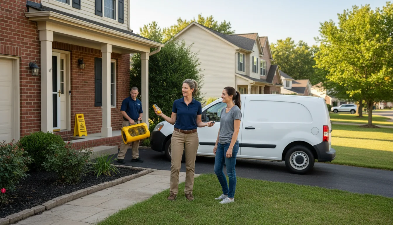 Residential water damage restoration in Glenwood Landing, NY